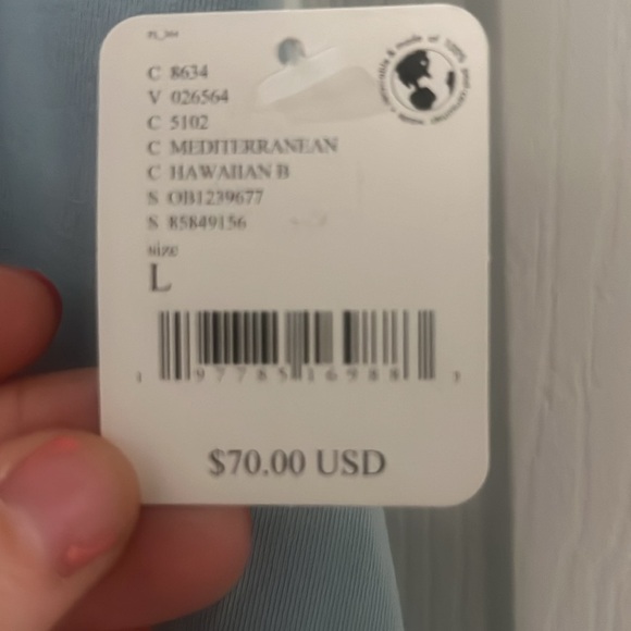 Free People Movement Hot Shot Onesie in Mediterranean Blue NWT - Picture 5 of 6